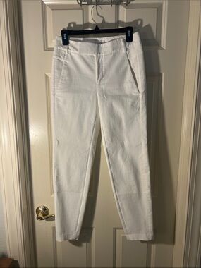 Helmut Lang White Tailored Dress Pants